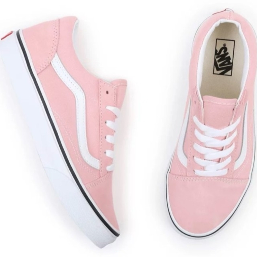 NWOT Girls Vans Off The Wall Old School Skater Pink Shoes